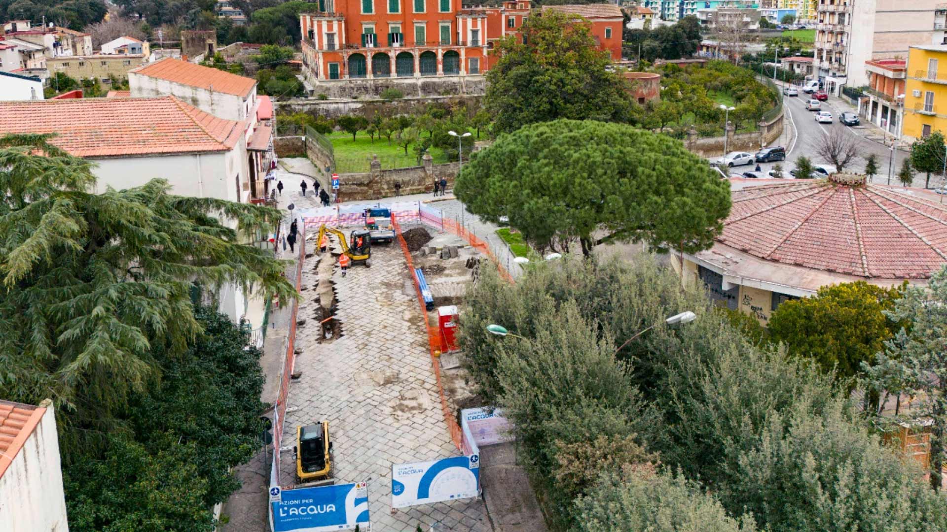 Marigliano - Azioni per l'Acqua - Avviati i lavori per il risanamento della rete idrica